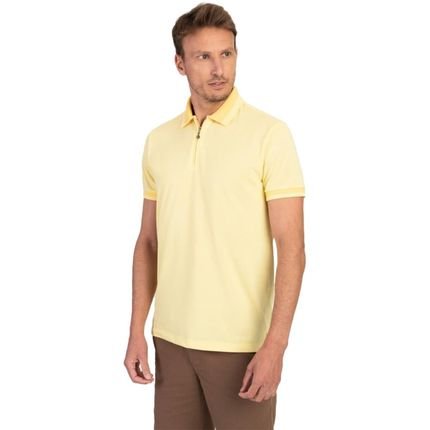 Camisa Polo Aramis Mouline Zip IN23 Amarelo Masculino - Marca Aramis