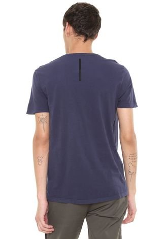 Camiseta Calvin Klein Jeans Abstrato Azul