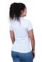 Camisa Feminina Gola Polo Piquet Techmalhas Branco - Marca TECHMALHAS