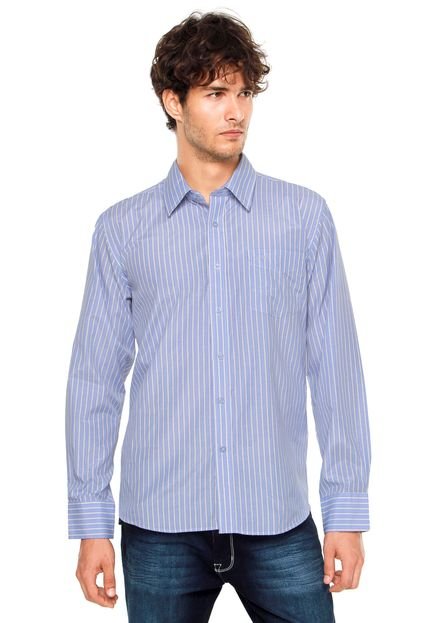 Camisa Clothing & Co. Ninove Azul - Marca Kanui Clothing & Co.