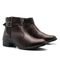 Kit 2 Pares De Bota Feminina Botinha Coturno Mr Try Shoes Cano Curto Salto Baixo Preto E Marrom - Marca MR TRY SHOES