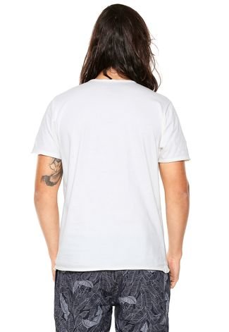 Camiseta Colcci Chevron Branca