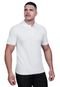 Camisa Polo Masculina Malha Piquet Kit 2 Camiseta Lisa Básica Uniforme Trabalho Empresa Techmalhas Branco/Preto - Marca TECHMALHAS