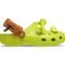 Sandália crocs shrek classic clog juvenil lime punch Verde - Marca Crocs