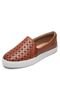 Slip On Capodarte Lasercut Caramelo - Marca Capodarte