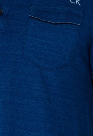 Camisa Polo Calvin Klein Azul