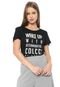 Camiseta Colcci Lettering Preta - Marca Colcci