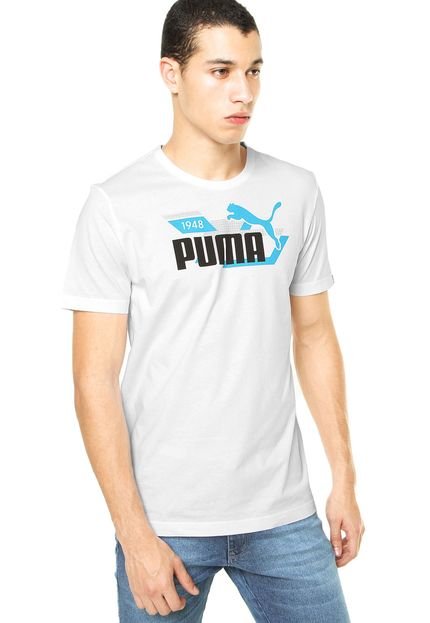 Camiseta Puma Graphic Branca - Marca Puma