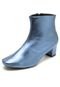 Bota DAFITI SHOES Metalizada Azul - Marca DAFITI SHOES