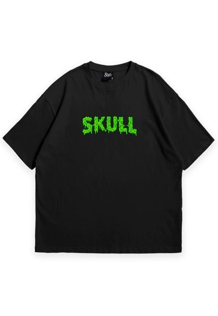 Camiseta Skull Clothing Oversized Swamp Preto - Marca Skull Clothing