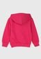 Blusa de Moletom Polo Wear Infantil Capuz Pink - Marca Polo Wear