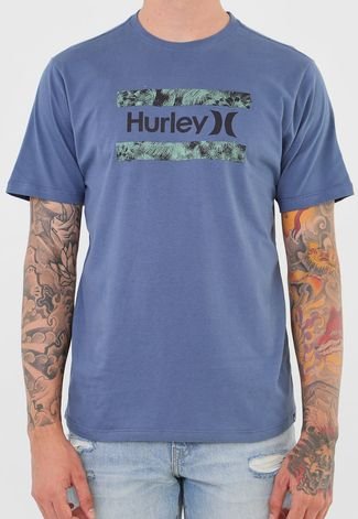 Camiseta Hurley Free Flower Azul