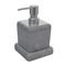 Acessórios para Banheiro Lavabo 3 peças Cube Marmorizado Cinza - Coza 99357/2480 - Marca Coza