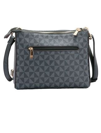 Bolsa Feminina Chenson Transversal 3484406 Preto Incolor