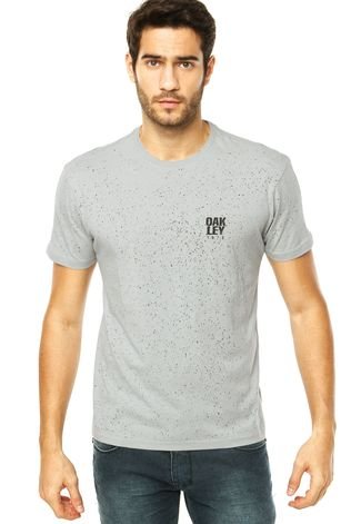 Camiseta Oakley Stone Cinza - Compre Agora | Dafiti Brasil