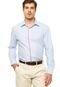 Camisa Perry Ellis Lisa Azul - Marca Perry Ellis