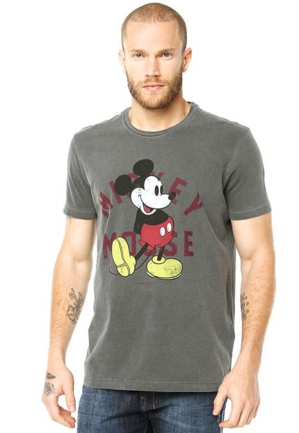 Camiseta Ellus Mickey Vintage Cinza - Marca Ellus