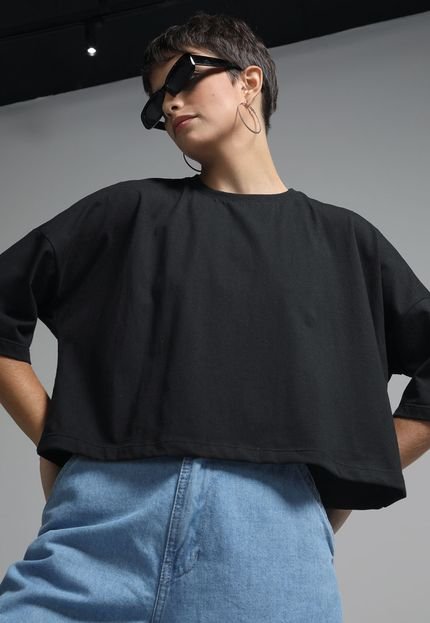 Blusa Fabric.A Oversized Preta - Marca Fabric.A