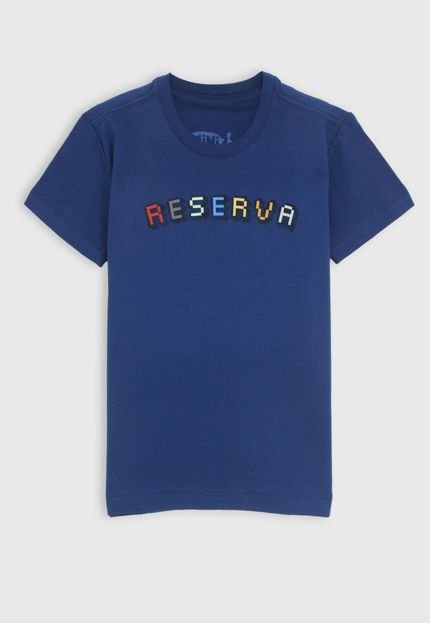 Camiseta Reserva Mini Infantil Logo Color Azul - Marca Reserva Mini