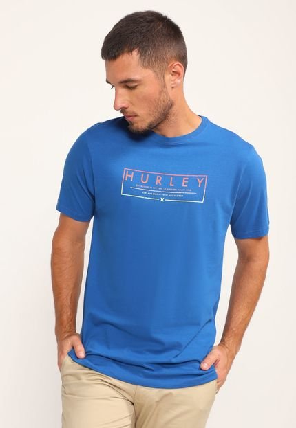 Camiseta Hurley Established Azul - Marca Hurley