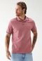 Camisa Polo Ellus Reta Piquet Rosa - Marca Ellus