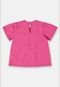Bata básica Infantil para Menina Up Baby Rosa Pink - Marca Up Baby