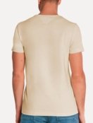 Camiseta Tommy Hilfiger Masculina Essential Cotton Cáqui Claro Incolor - Marca Tommy Hilfiger