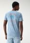 Camiseta Hang Loose Reta Palms Azul - Marca Hang Loose