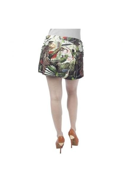 Shorts Saia Estampado Multicolorido - Marca Espaço Fashion