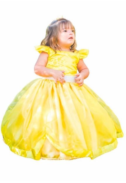 Menor preço em Vestido Infantil Liminha Doce Amarela