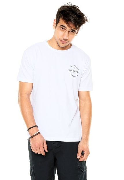Camiseta Nicoboco Store Sixpoints Branca - Marca Nicoboco