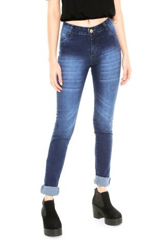 Calça Jeans GRIFLE COMPANY Skinny Bolsos Azul