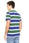 Camisa Polo Lacoste Sport Listras Azul/Verde - Marca Lacoste