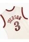 Regata Mitchell & Ness NBA Swingman Philadelphia 76ers Road 2000-01 Allen Iverson Off White - Marca Mitchell & Ness