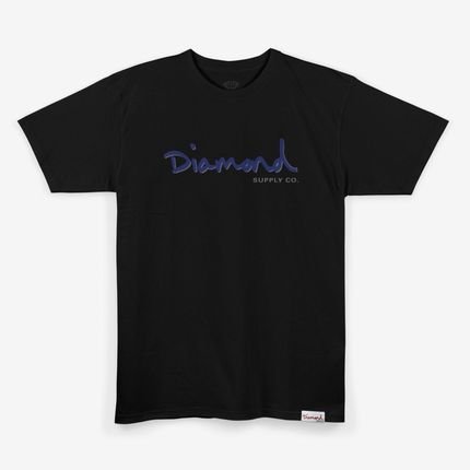 Camiseta Diamond Outline Tee Preto - Marca Diamond