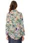 Camisa Meiling Floral Bege - Marca Meiling