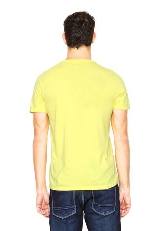 Camiseta Ellus Estampada Amarela