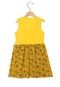 Vestido Polegar Kids Fashion Infantil Amarelo - Marca Polegar Kids