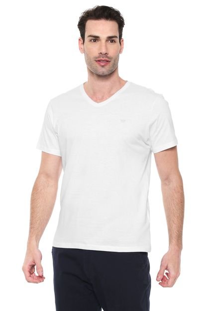 Camiseta Colombo Gola V Branca - Marca Colombo