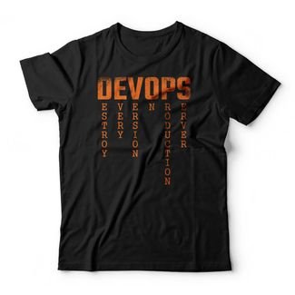 Camiseta DevOps - Preto