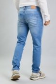 Calça Jeans Slim Fit Masculina Lavagem Clara Lemier Collection - Marca Lemier Jeans