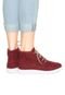 Bota Flatform FiveBlu Tratorada Vinho - Marca FiveBlu