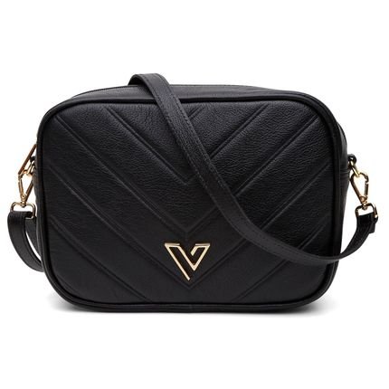 Bolsa Feminina Ana em Couro Legitimo Vittal Preto - Marca USE VITTAL