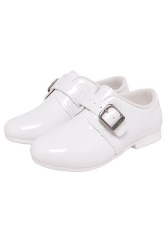 Sapato Pimpolho Infantil Fivela Branco