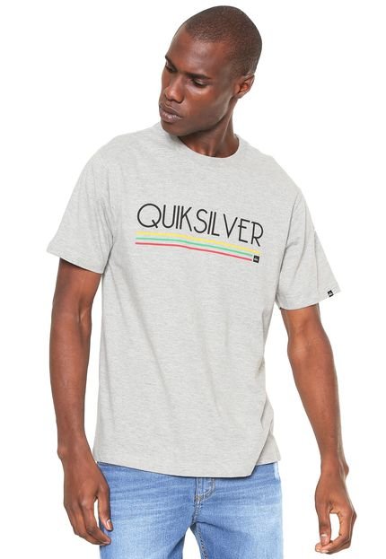 Camiseta Quiksilver Set Cinza - Marca Quiksilver