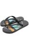 Chinelo Reef Switchfoot Simple Preto - Marca Reef