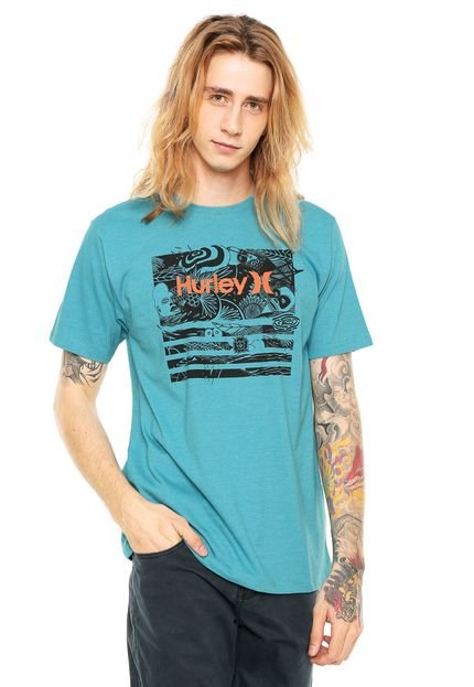 Camiseta Hurley Atmosphere Azul - Marca Hurley