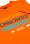 Camiseta Onbongo Juvenil Estampada Laranja - Marca Onbongo