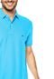 Camisa Polo Tommy Hilfiger Regular Azul - Marca Tommy Hilfiger