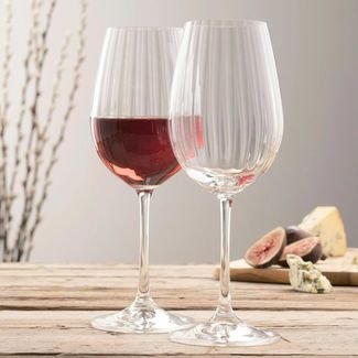 Taças de Vinho e Água Cristal 450ml Com Titânio Dream 6 peças - Haus Concept